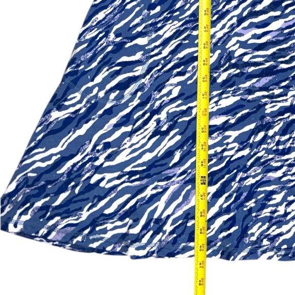 Isaac Mizrahi Live Soho Baby French Terry Zebra Print Swing Dress Women Size XL - Picture 8 of 15